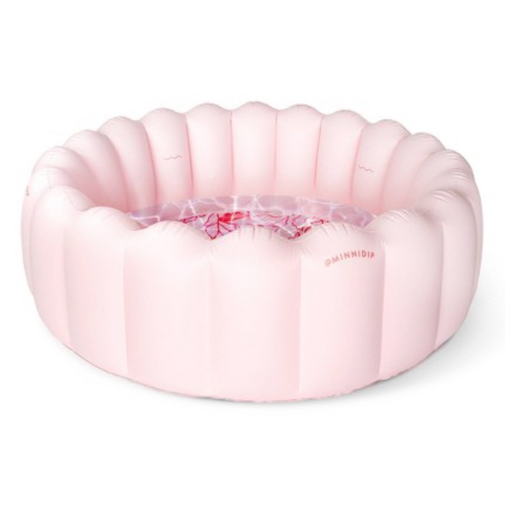 Minnidip Blushing Palms Inflatable Pool by La Vaca